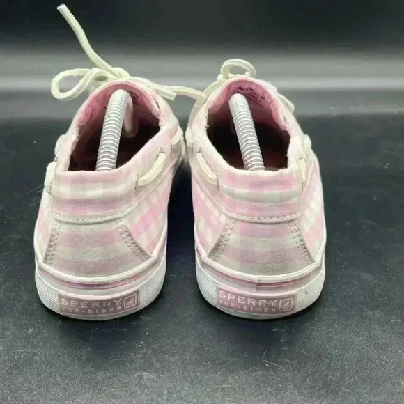 Sperry 9316126 Women's Bahama Pink Checkered Gingham Top-Sider Shoe Size 6M - Picture 4 of 5